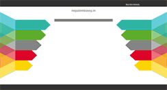 Desktop Screenshot of nepalembassy.in